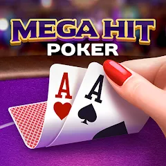 Скачать взлом Mega Hit Poker: Texas Holdem (Мега Хит Покер)  [МОД Бесконечные монеты] на Андроид