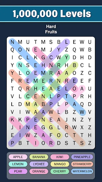 Word Search: Word Find (Ворд Срч)  [МОД Много денег] Screenshot 3