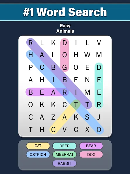 Word Search: Word Find (Ворд Срч)  [МОД Много денег] Screenshot 4