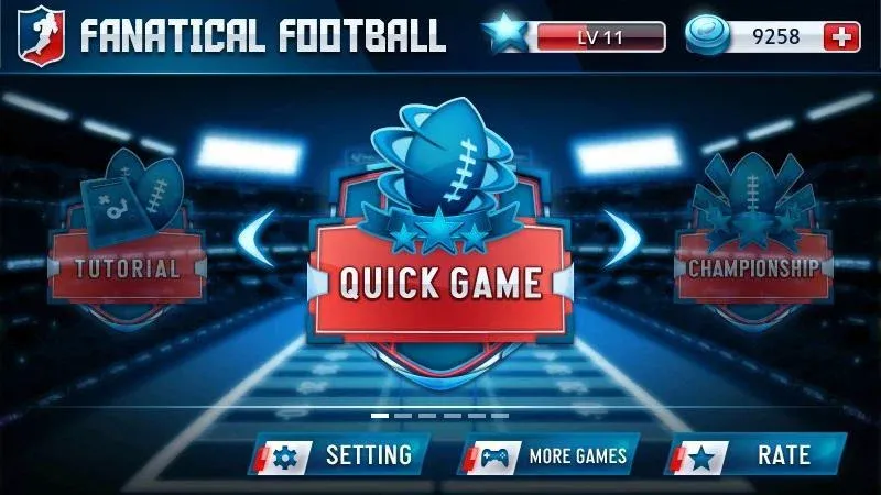 Fanatical Football (Фанатический футбол)  [МОД Много монет] Screenshot 3