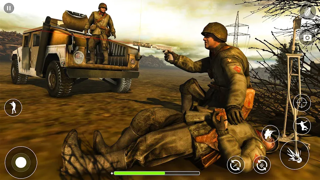 WW2 Survival Shooter :Gun fire (Вторая Мировая Война  )  [МОД Menu] Screenshot 3