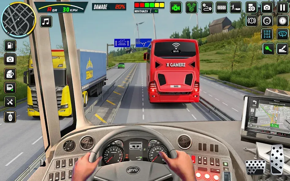 City Bus Simulator - Bus Drive  [МОД Много монет] Screenshot 3