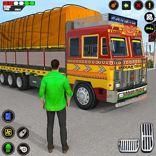 Indian Truck Drive Truck Games (Индийский грузовой симулятор)  [МОД Много денег] Screenshot 1