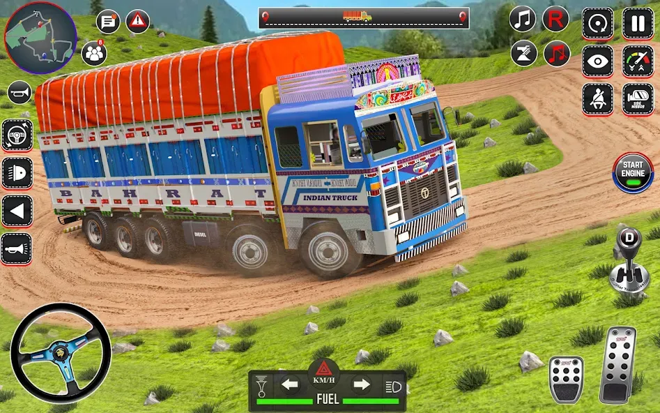 Indian Truck Drive Truck Games (Индийский грузовой симулятор)  [МОД Много денег] Screenshot 3