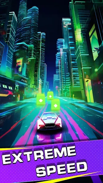 Beat Racing:Car&Music game (Бит Кар Гонки игра музыки )  [МОД Много монет] Screenshot 3