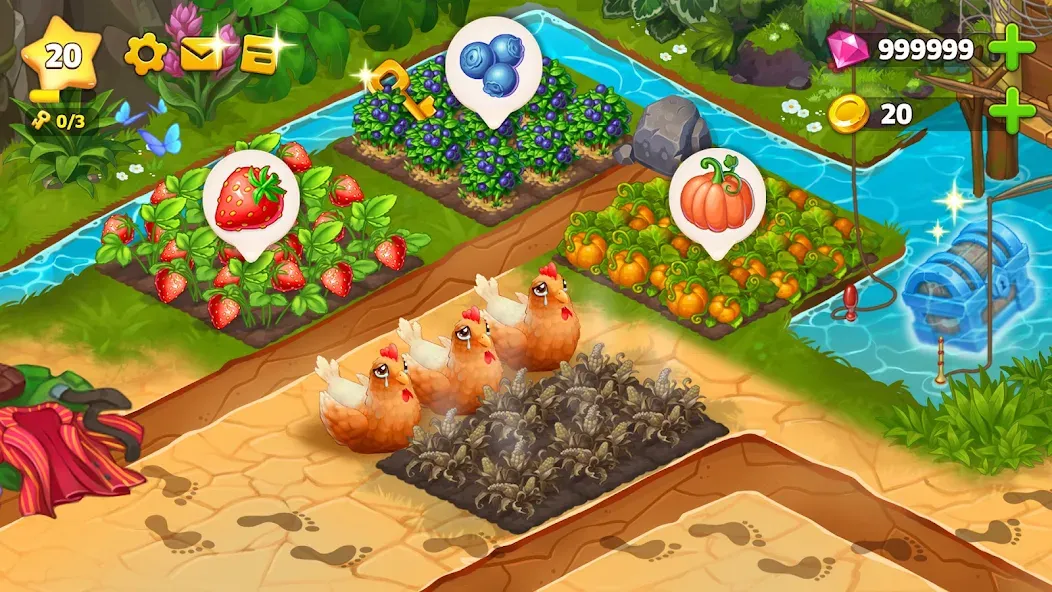 Island Hoppers: Jungle Farm (Айслэнд Квеставэй)  [МОД Меню] Screenshot 2