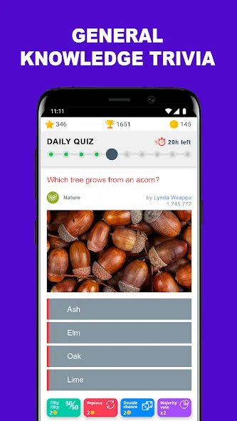 QuizzClub. Quiz & Trivia game (КвиззКлуб)  [МОД Много денег] Screenshot 1