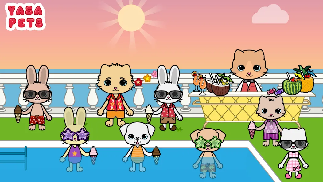 Yasa Pets Vacation (Яса Петс Вакейшн)  [МОД Много денег] Screenshot 3