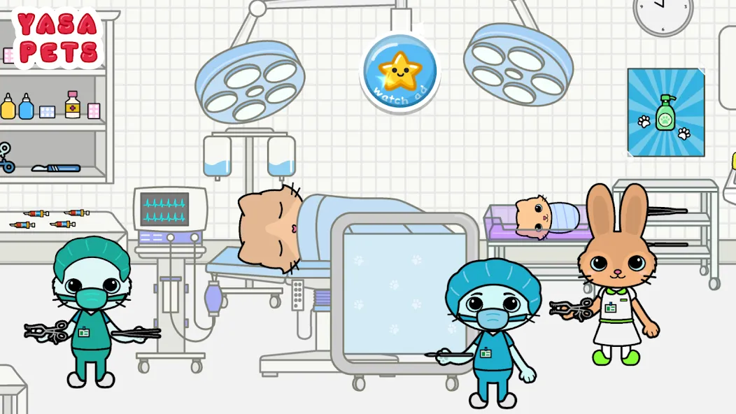 Yasa Pets Hospital (Яса Петс Хоспитал)  [МОД Все открыто] Screenshot 3