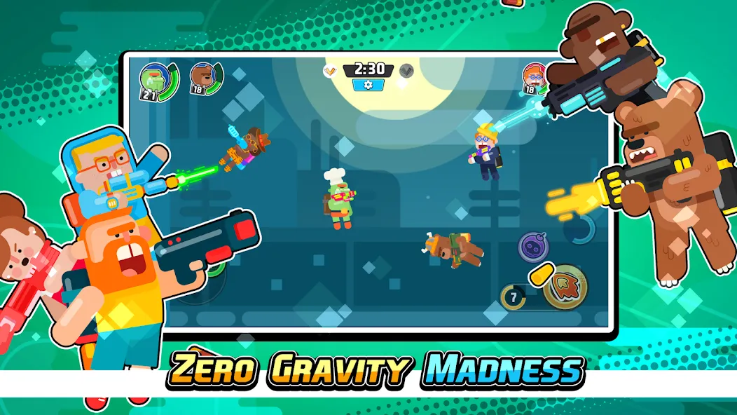 Gravity Brawl: Hero Shooter  [МОД Mega Pack] Screenshot 1