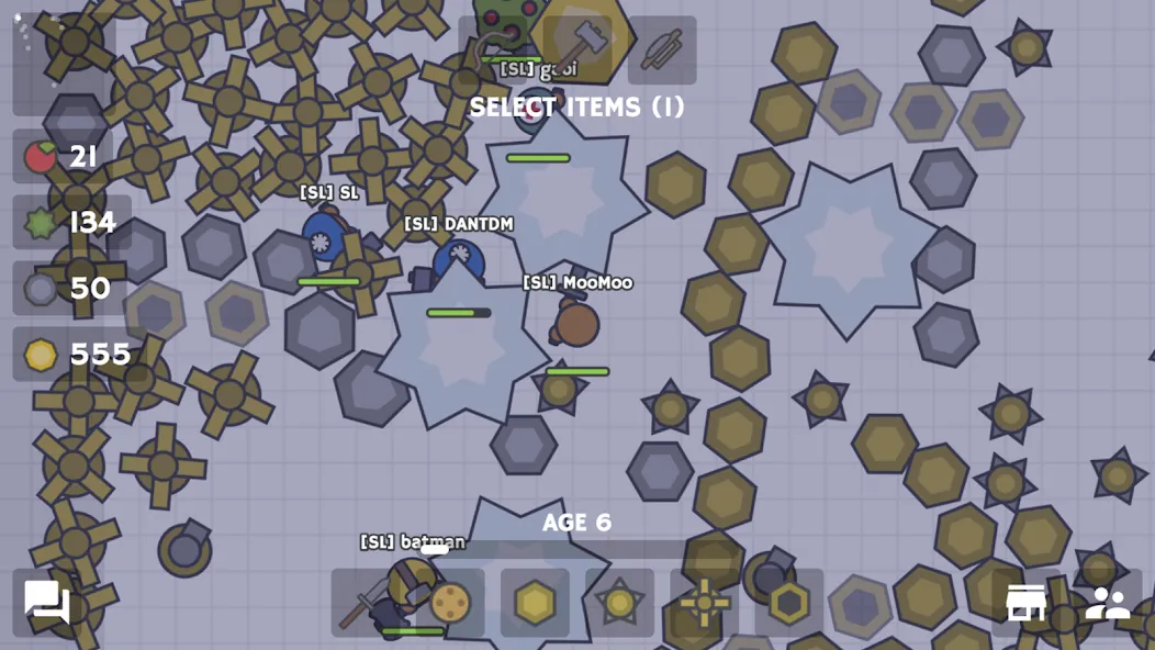 MooMoo.io (Official)  [МОД Много денег] Screenshot 2