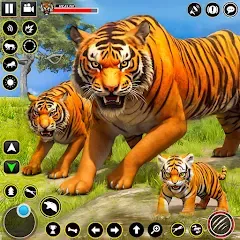 Скачать взлом Tiger Simulator Lion games 3D (Тигровый Симулятор Игр Льва 3D)  [МОД Много денег] на Андроид