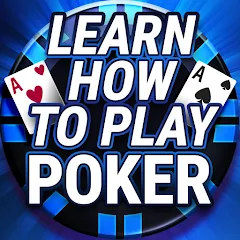 Скачать взлом Learn How To Play Texas Poker [МОД Бесконечные монеты] на Андроид