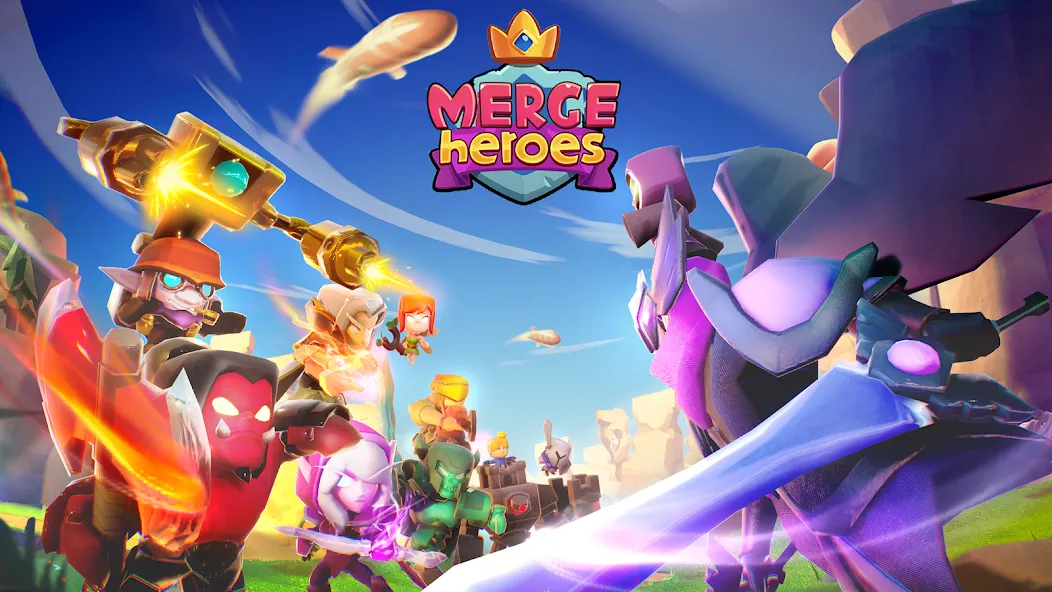 Merge Heroes: Tower Defense (Мердж Хероес)  [МОД Все открыто] Screenshot 1