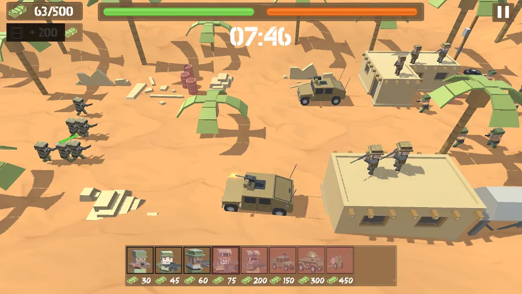 Border Wars: Army Simulator  [МОД Unlocked] Screenshot 4