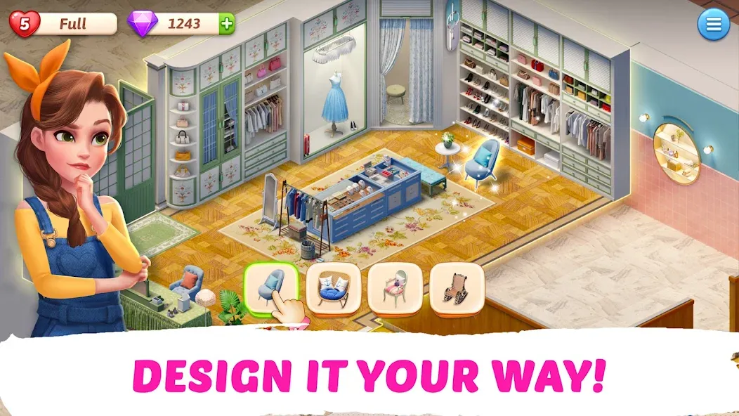 My Story - Mansion Makeover  [МОД Menu] Screenshot 3