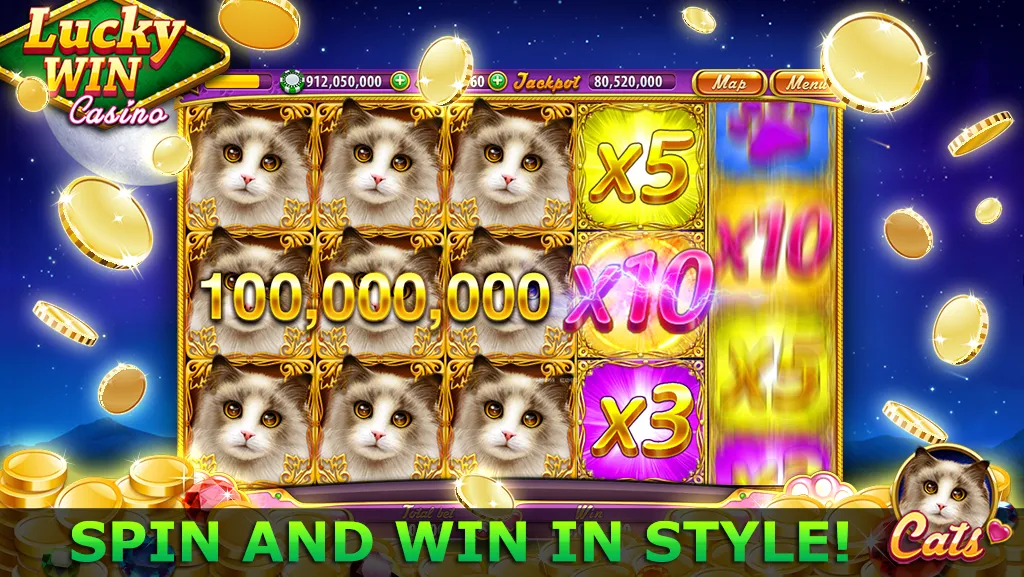 Lucky Win Casino™ SLOTS GAME (Лаки Вин казино СЛОТЫ ИГРА)  [МОД Бесконечные монеты] Screenshot 1