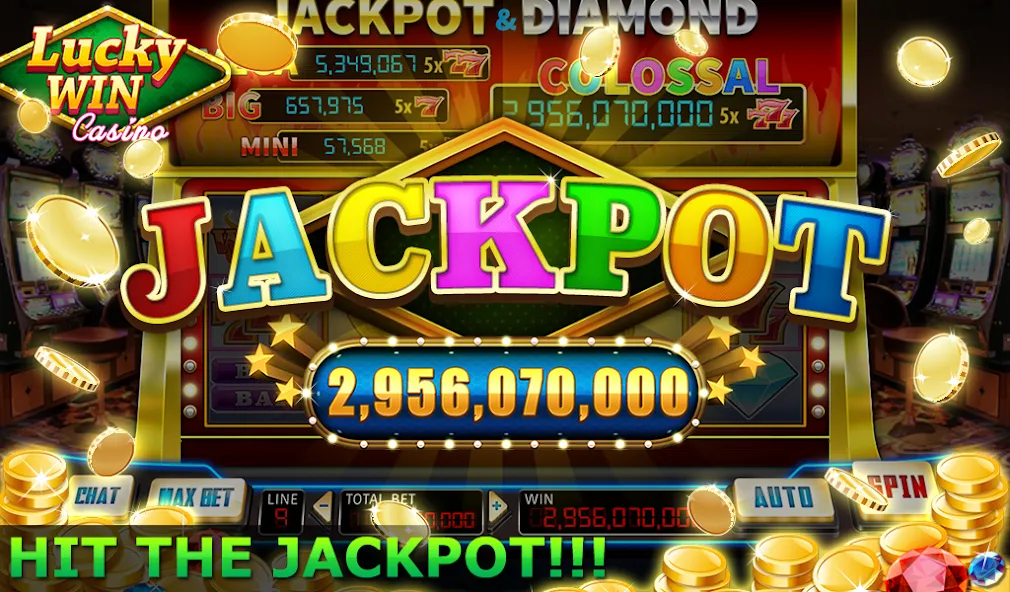 Lucky Win Casino™ SLOTS GAME (Лаки Вин казино СЛОТЫ ИГРА)  [МОД Бесконечные монеты] Screenshot 3