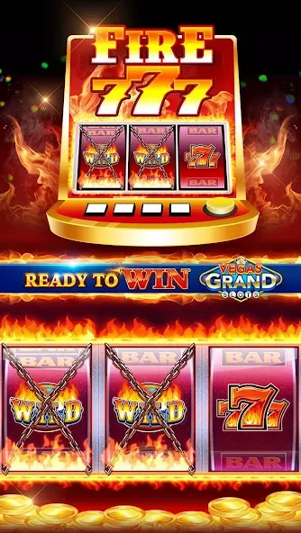 Vegas Grand Slots:Casino Games (Вегас Гранд Слоты)  [МОД Бесконечные деньги] Screenshot 3