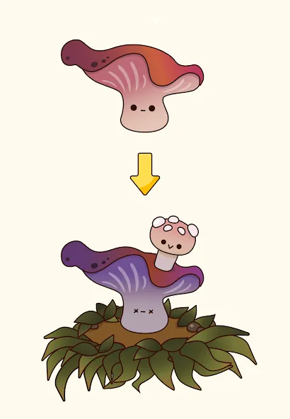 Mushroom Stories Clicker  [МОД Много денег] Screenshot 2