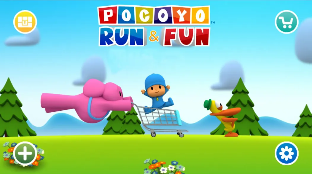 Pocoyo Run & Fun: Cartoon Jump  [МОД Все открыто] Screenshot 1