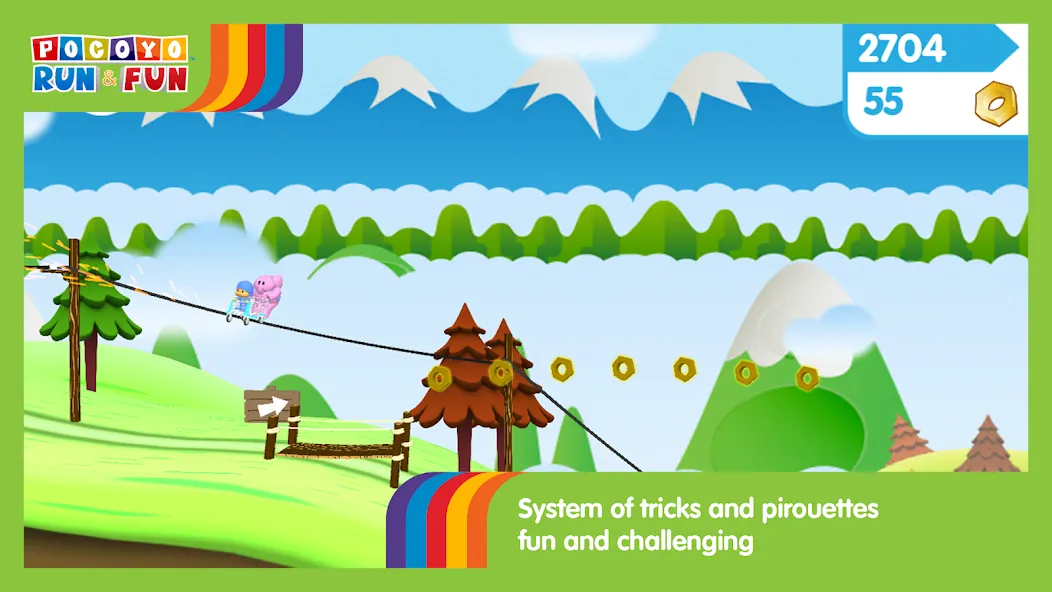 Pocoyo Run & Fun: Cartoon Jump  [МОД Все открыто] Screenshot 4