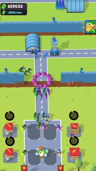 Zombie Factory Attack (Зомби Фабричное Нападение)  [МОД Unlocked] Screenshot 1