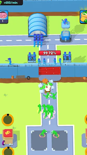 Zombie Factory Attack (Зомби Фабричное Нападение)  [МОД Unlocked] Screenshot 5