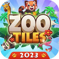 Скачать взлом Zoo Tile - Match Puzzle Game (Зу Тайл)  [МОД Много денег] на Андроид