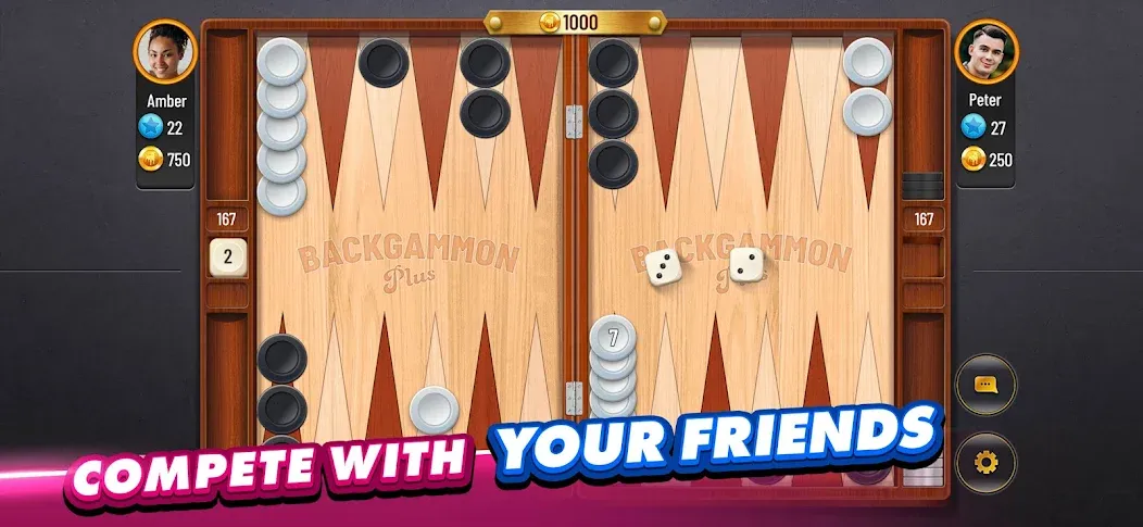 Backgammon Plus - Board Game (Бэкгаммон Плюс)  [МОД Все открыто] Screenshot 2