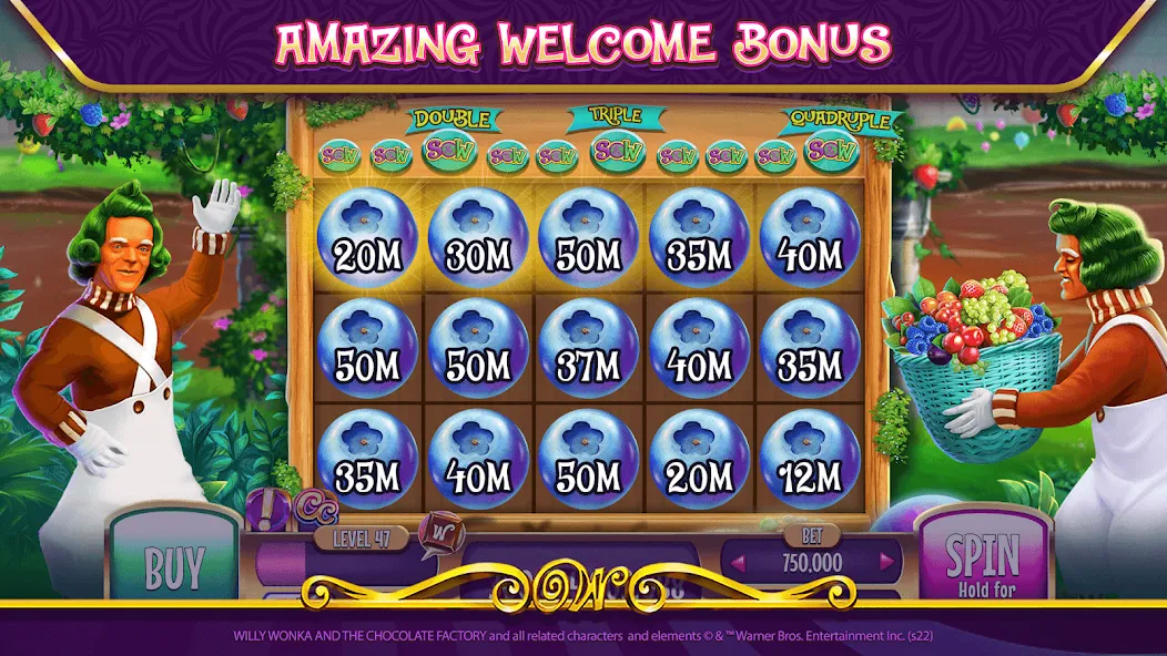 Willy Wonka Vegas Casino Slots (Вилли Вонка Вегас Казино Слоты)  [МОД Меню] Screenshot 5