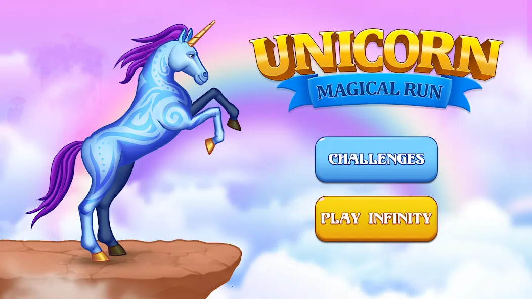 Unicorn Dash: Magical Run (Юникорн Дэш)  [МОД Меню] Screenshot 1