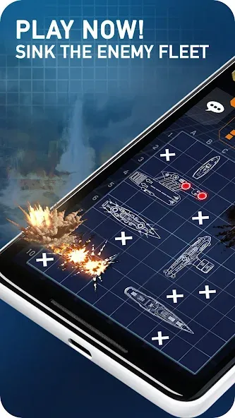 Fleet Battle - Sea Battle  [МОД Mega Pack] Screenshot 1