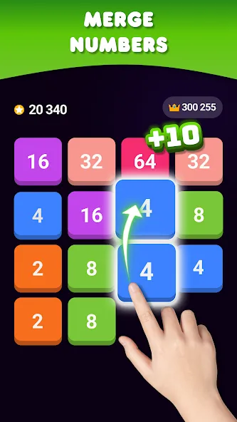 2048: Puzzle Game! Merge Block (Две тысячи сорок восемь)  [МОД Unlocked] Screenshot 1