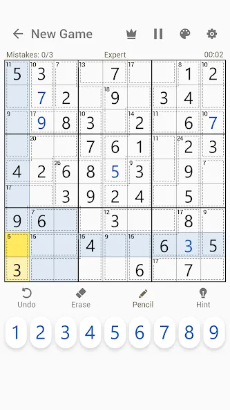 Killer Sudoku - Sudoku Puzzles  [МОД Unlocked] Screenshot 4