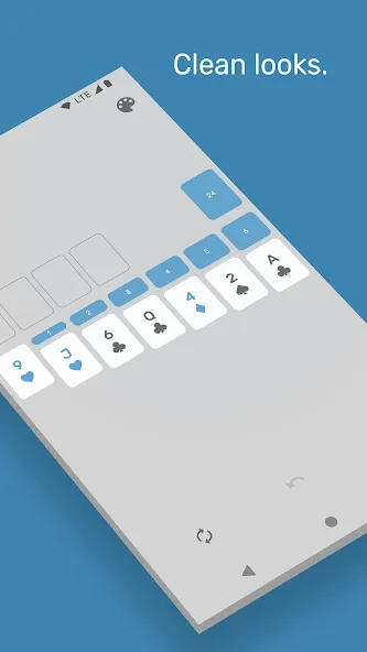 Solitaire - The Clean One (Солитер)  [МОД Бесконечные монеты] Screenshot 2