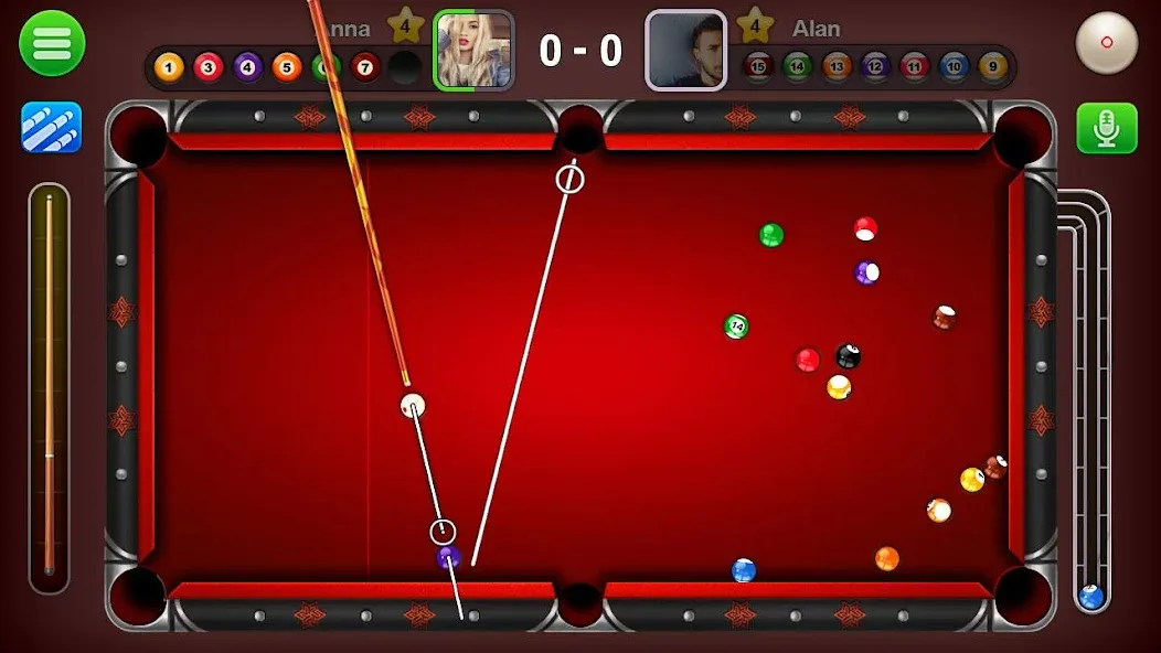 8 Ball Live - Billiards Games (Бол Лайв)  [МОД Все открыто] Screenshot 1