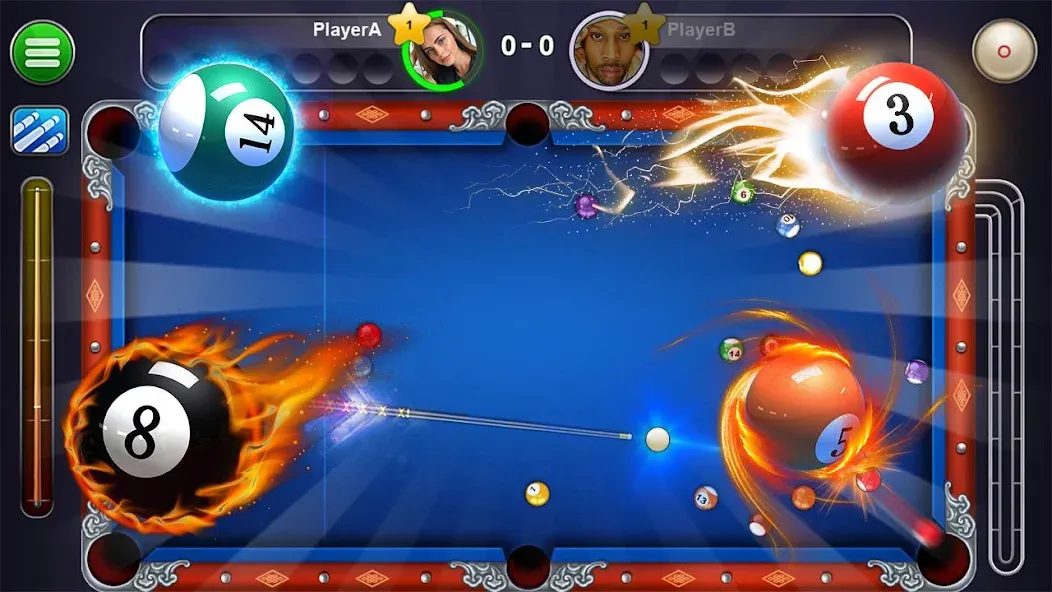 8 Ball Live - Billiards Games (Бол Лайв)  [МОД Все открыто] Screenshot 3