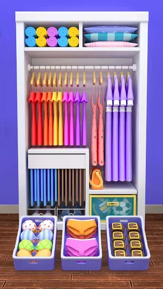 Fill the Closet: Organize Game (Фил зе Клозет)  [МОД Mega Pack] Screenshot 2