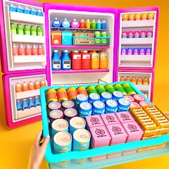 Скачать взлом Fill Up Fridge: Organizing Game [МОД Много монет] на Андроид