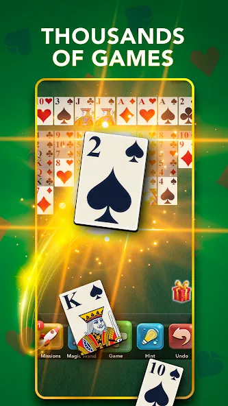 FreeCell Classic Card Game (ФриСел Классическая карточная игра)  [МОД Много денег] Screenshot 5