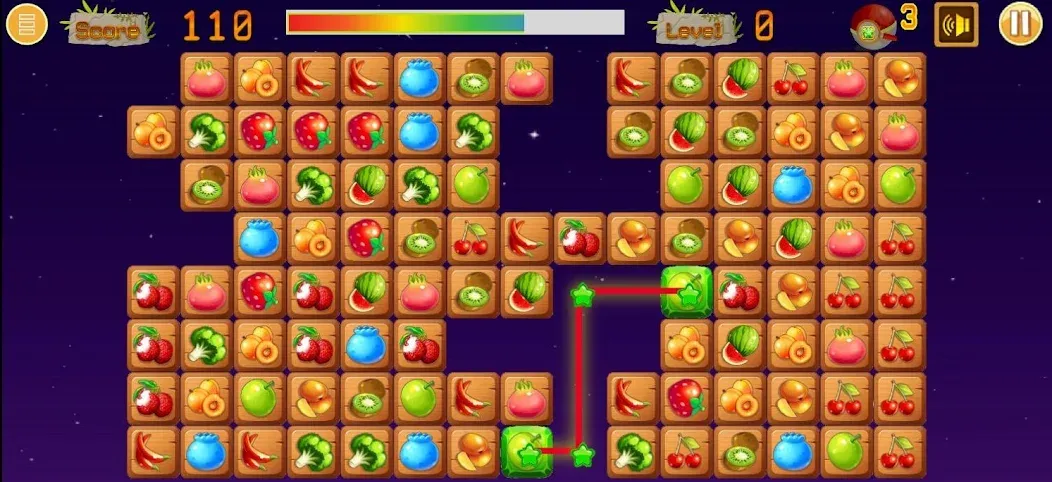 Link fruits - fruit match pair  [МОД Unlimited Money] Screenshot 4