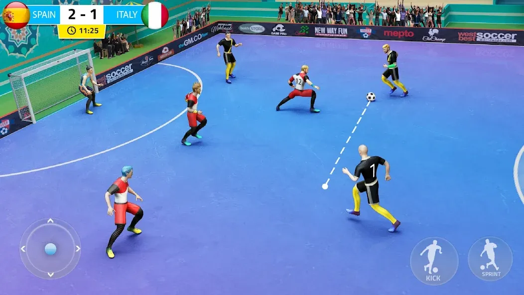 Indoor Futsal: Football Games (Индор Футзал)  [МОД Много денег] Screenshot 1