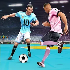 Скачать взлом Indoor Futsal: Football Games (Индор Футзал) [МОД Много денег] на Андроид