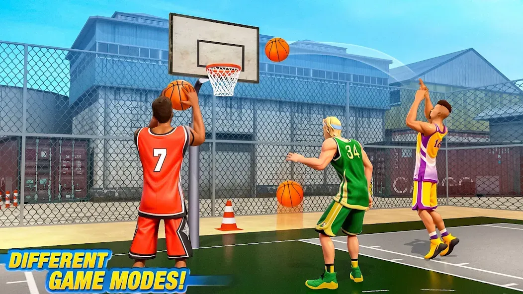 Dunk Smash: Basketball Games (Баскетбольные игры)  [МОД Меню] Screenshot 3