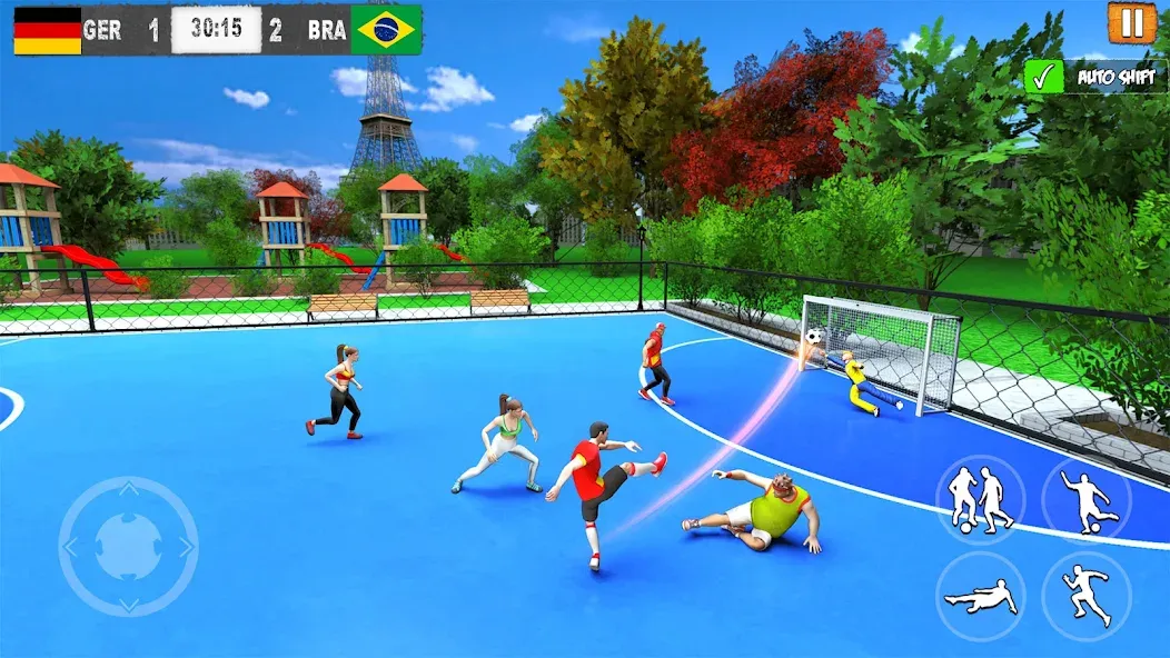 Street Football: Futsal Games (Стрит Футбол)  [МОД Бесконечные деньги] Screenshot 1