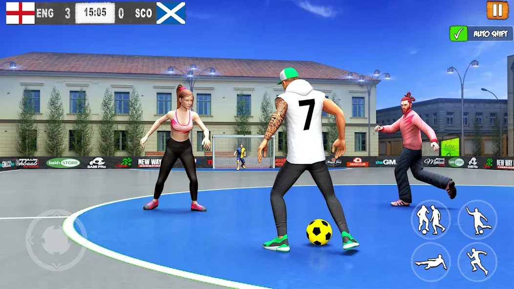 Street Football: Futsal Games (Стрит Футбол)  [МОД Бесконечные деньги] Screenshot 2