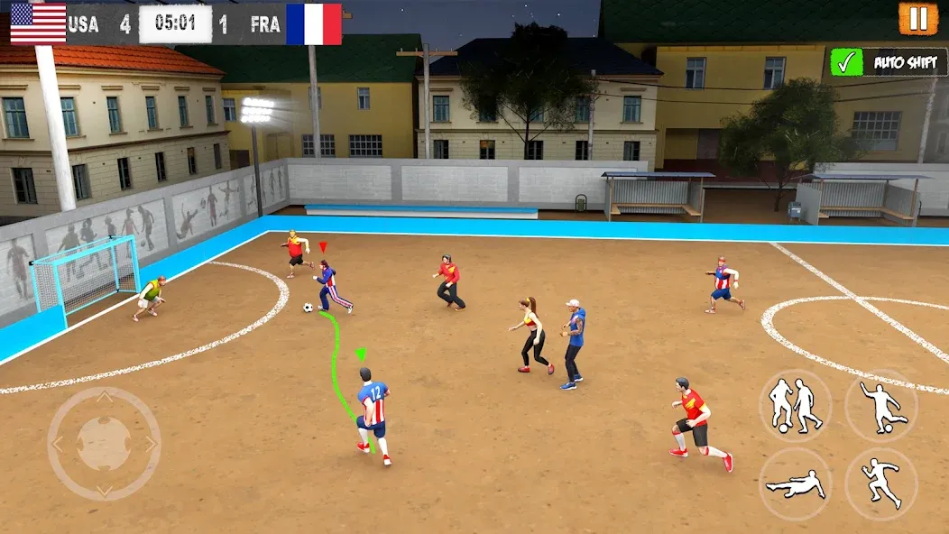 Street Football: Futsal Games (Стрит Футбол)  [МОД Бесконечные деньги] Screenshot 3