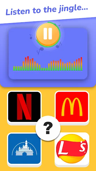 Jingle Quiz: logo music trivia (Джингл Квиз)  [МОД Menu] Screenshot 1