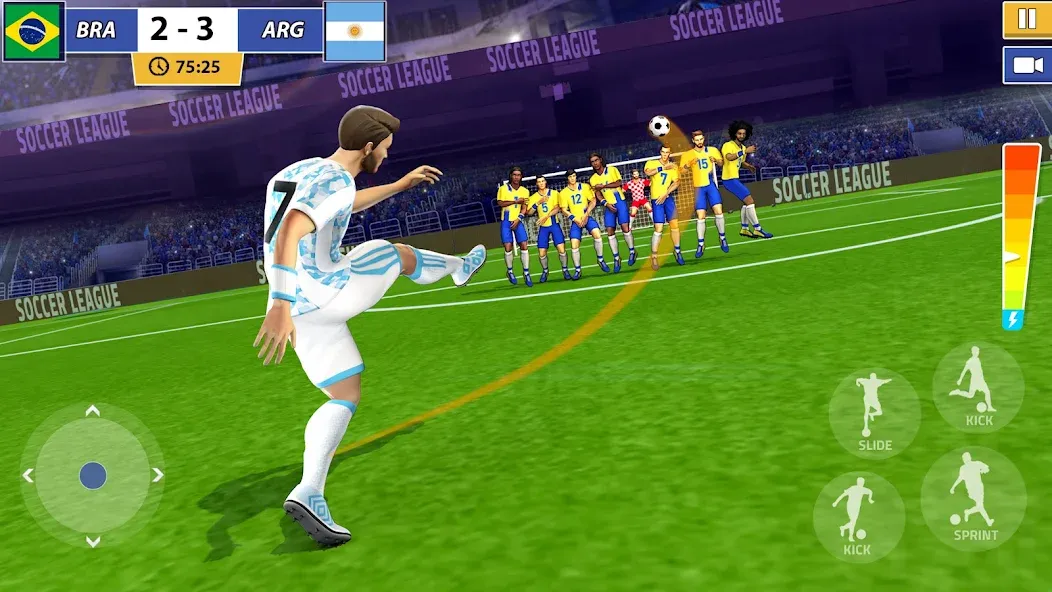 Soccer Star: Soccer Kicks Game (окер Стар)  [МОД Все открыто] Screenshot 3